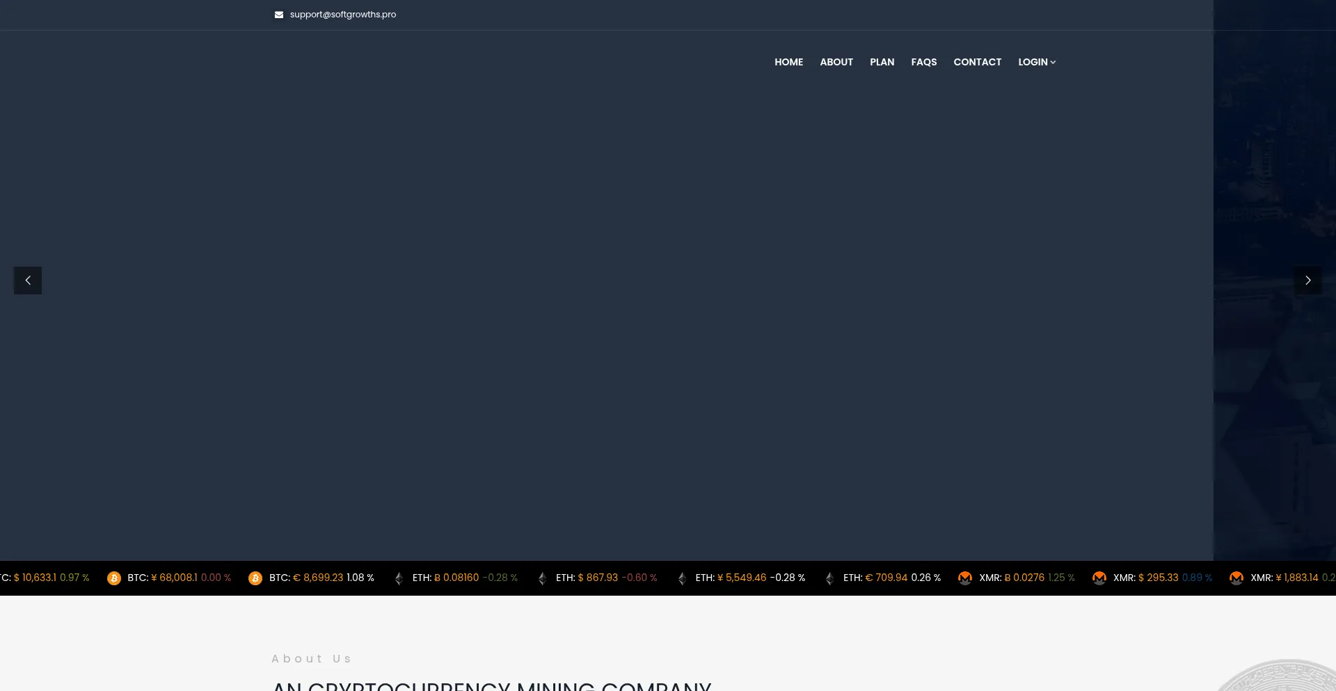 Website screenshot of Softgrowths.pro