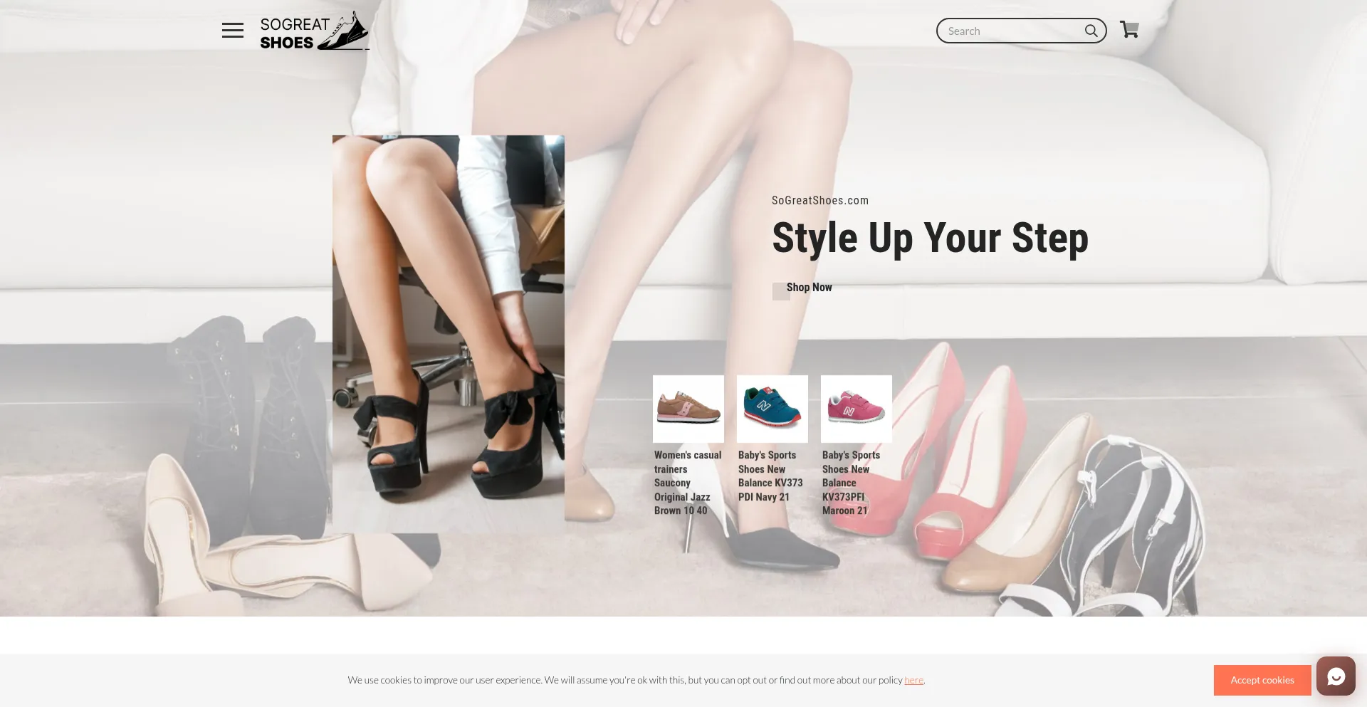 Sogreatshoes.com Screenshot