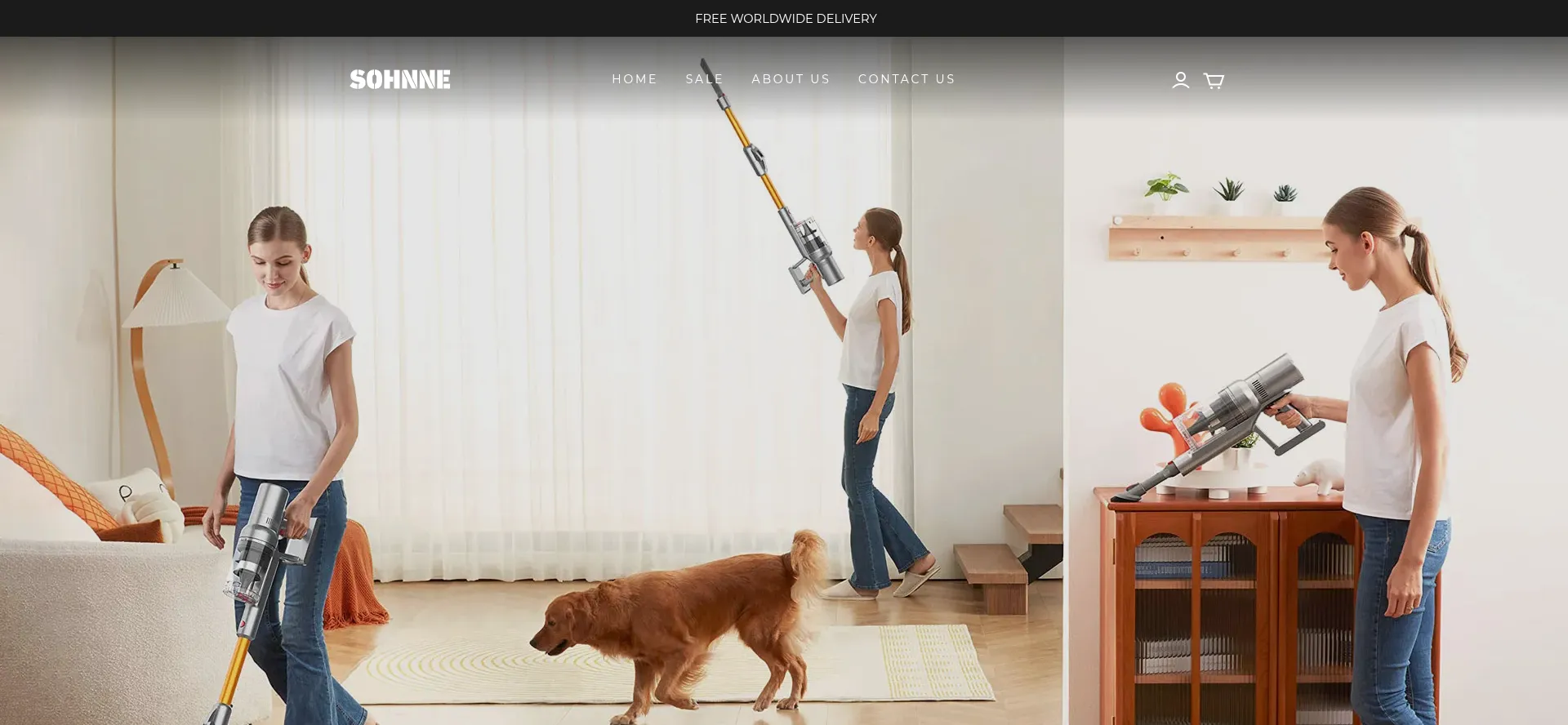 Website screenshot of Sohnne.uk