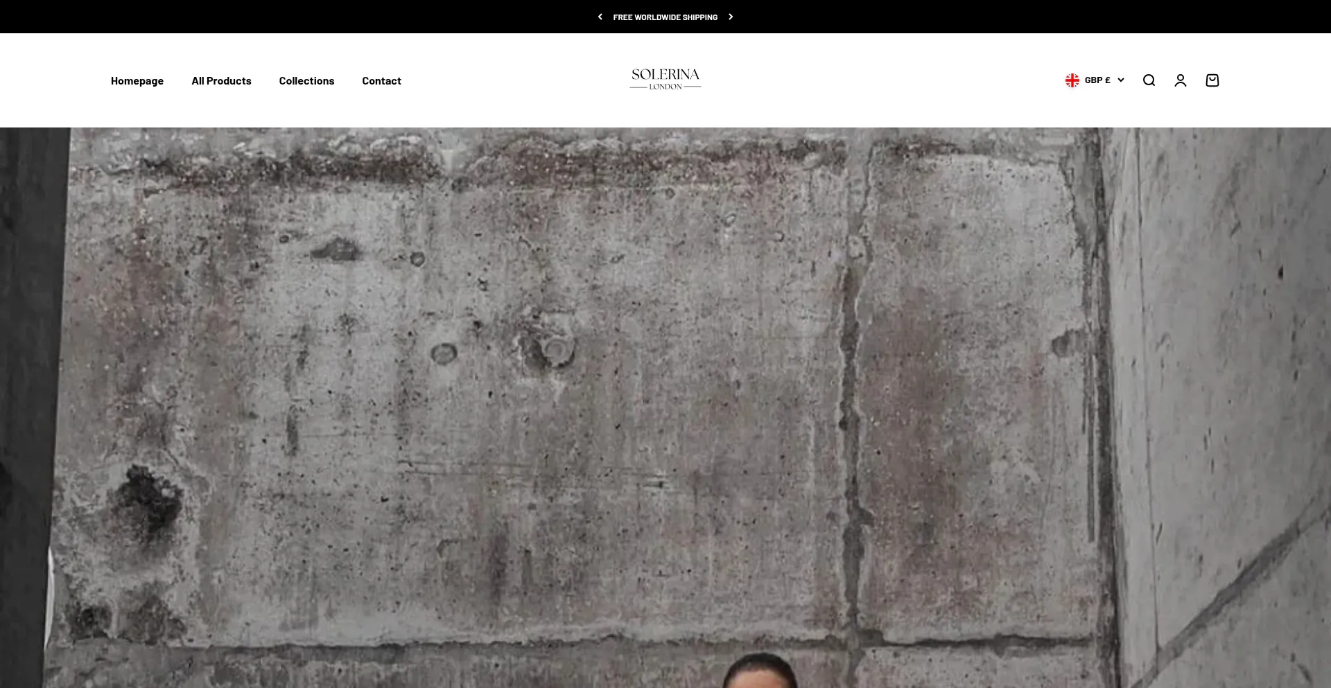 Website screenshot of Solerina-london.com