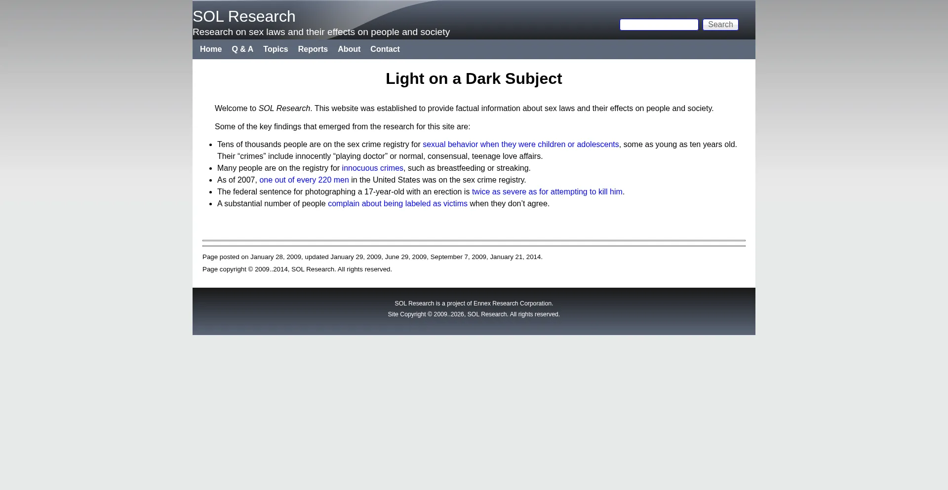 Solresearch.org