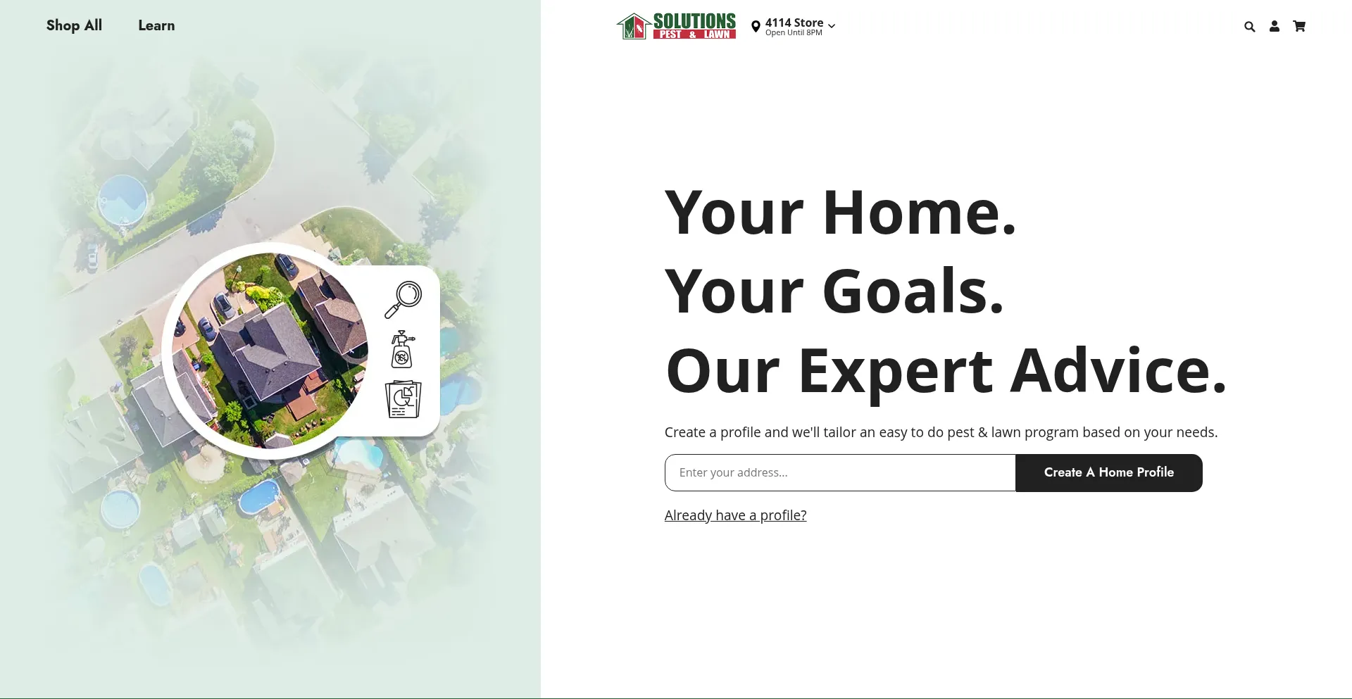 Solutionsstores.com Screenshot