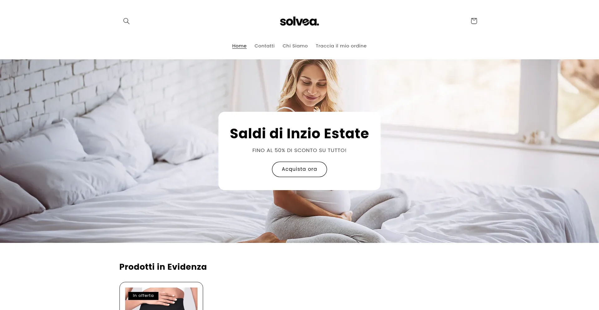 Website screenshot of Solveaofficial.com