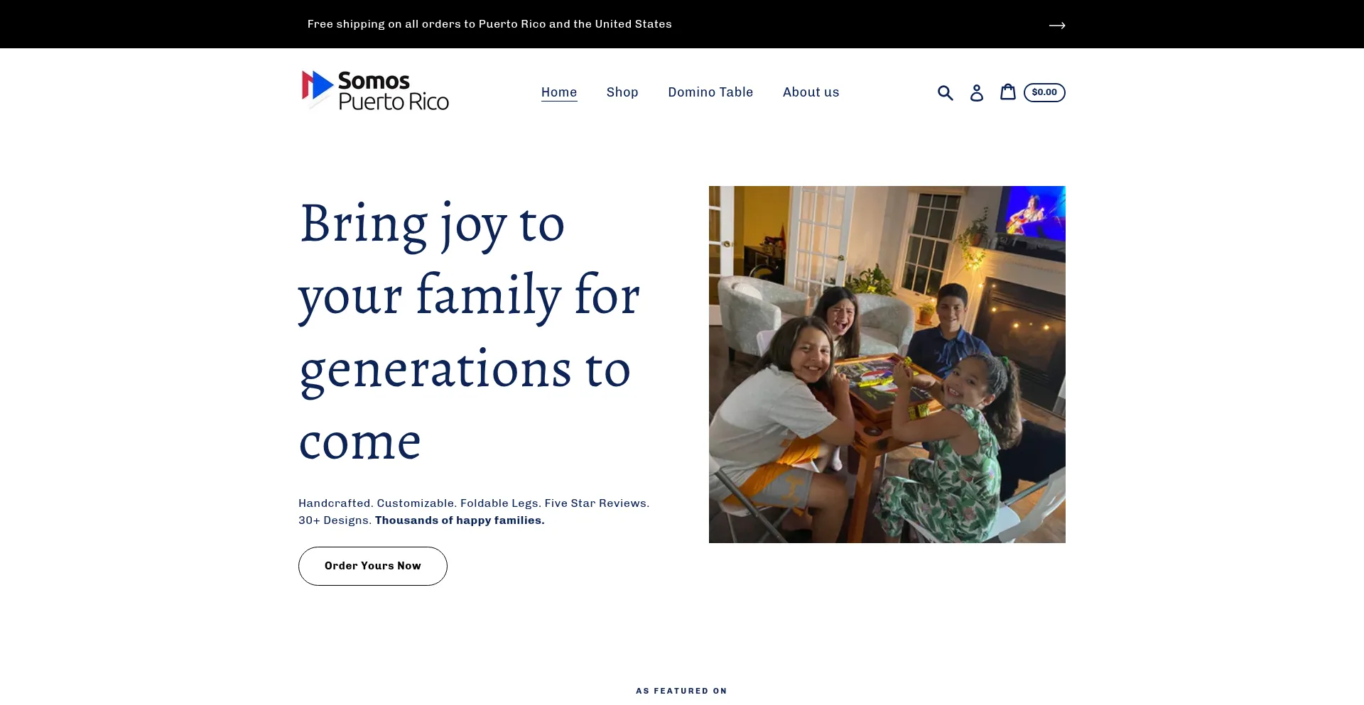 Website screenshot of Somospuertorico.org