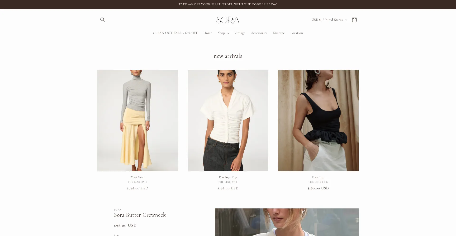 Website screenshot of Sora-nyc.com
