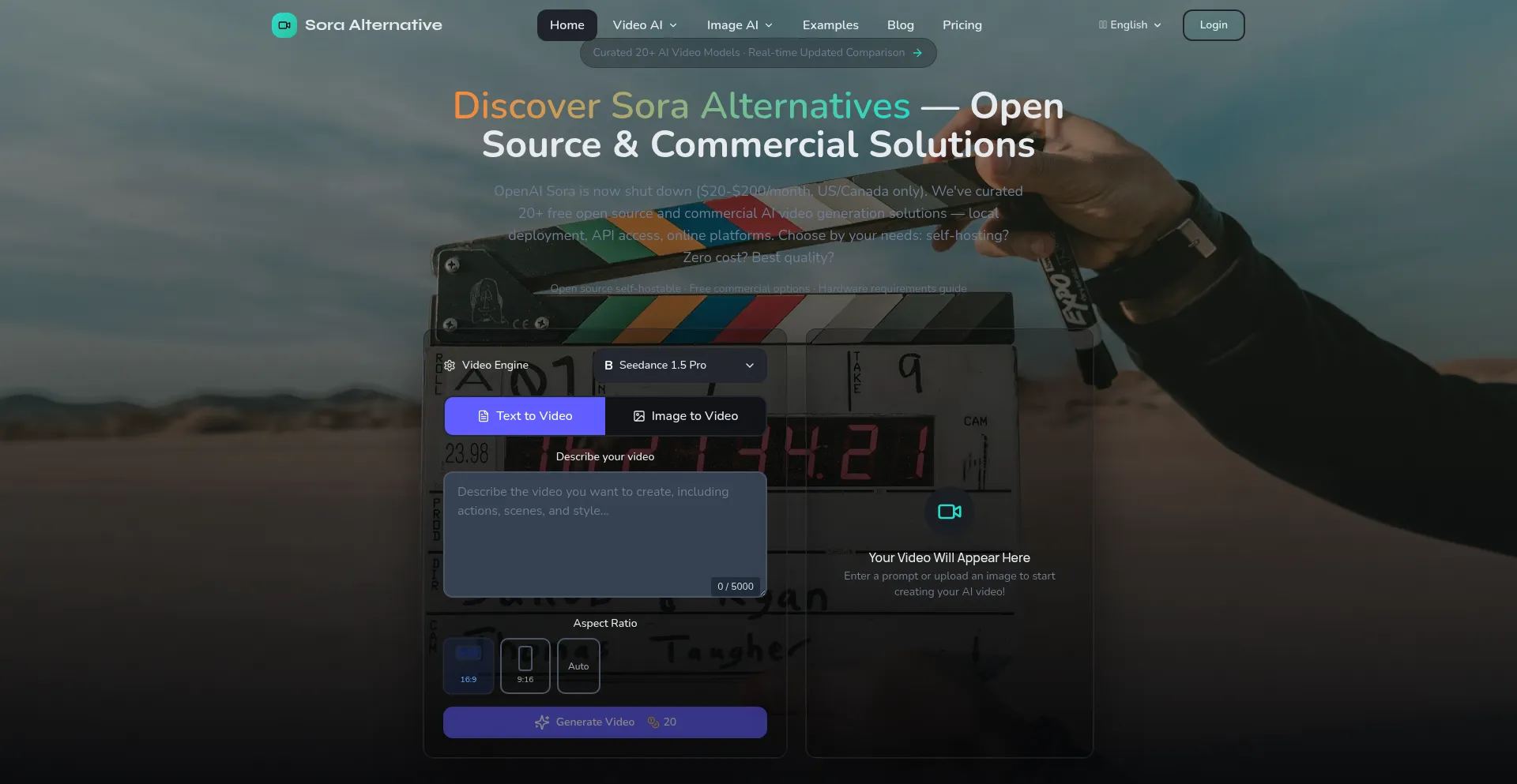 Soraalternative.app