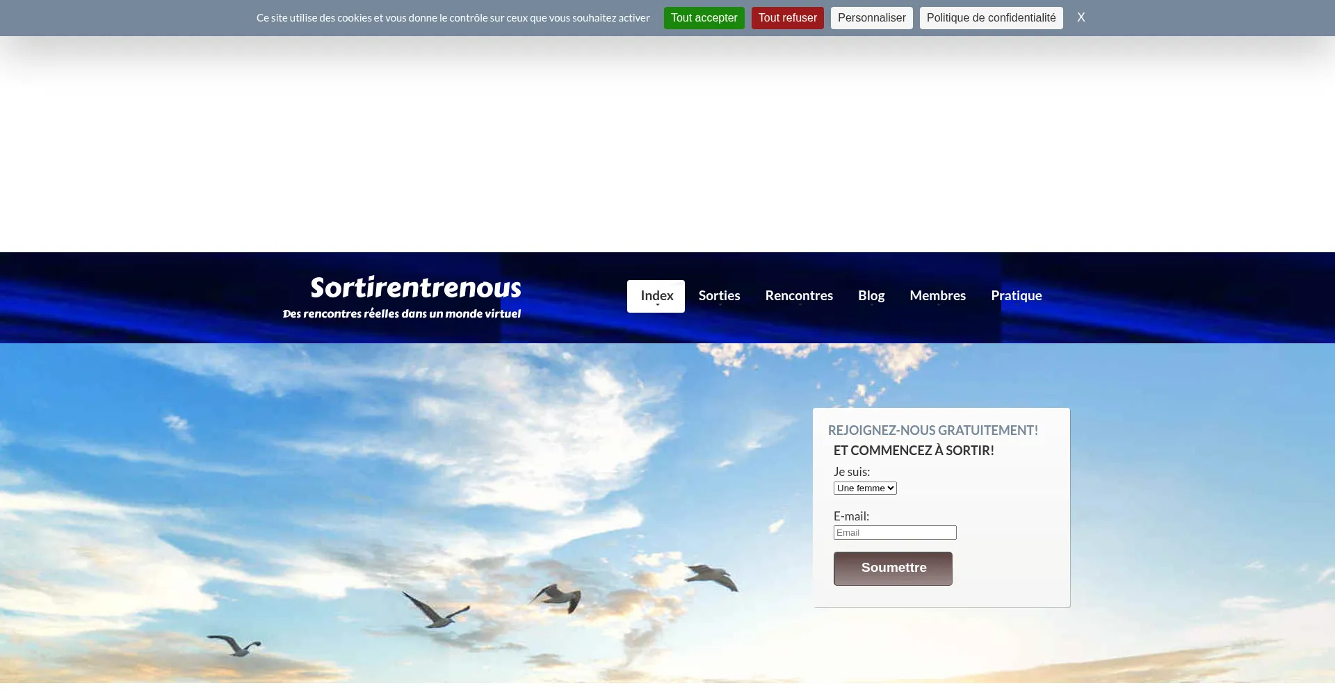 Sortirentrenous.com Screenshot