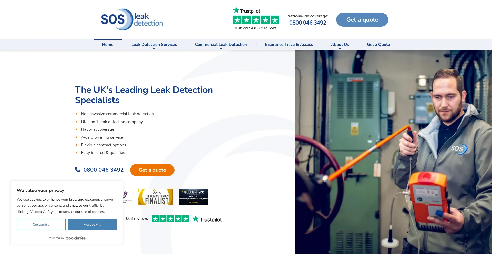 Sosleakdetection.com