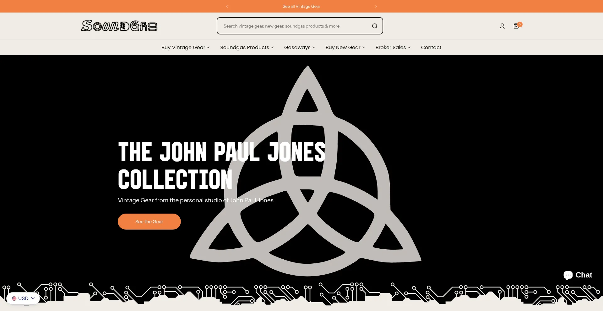Soundgas.com Screenshot