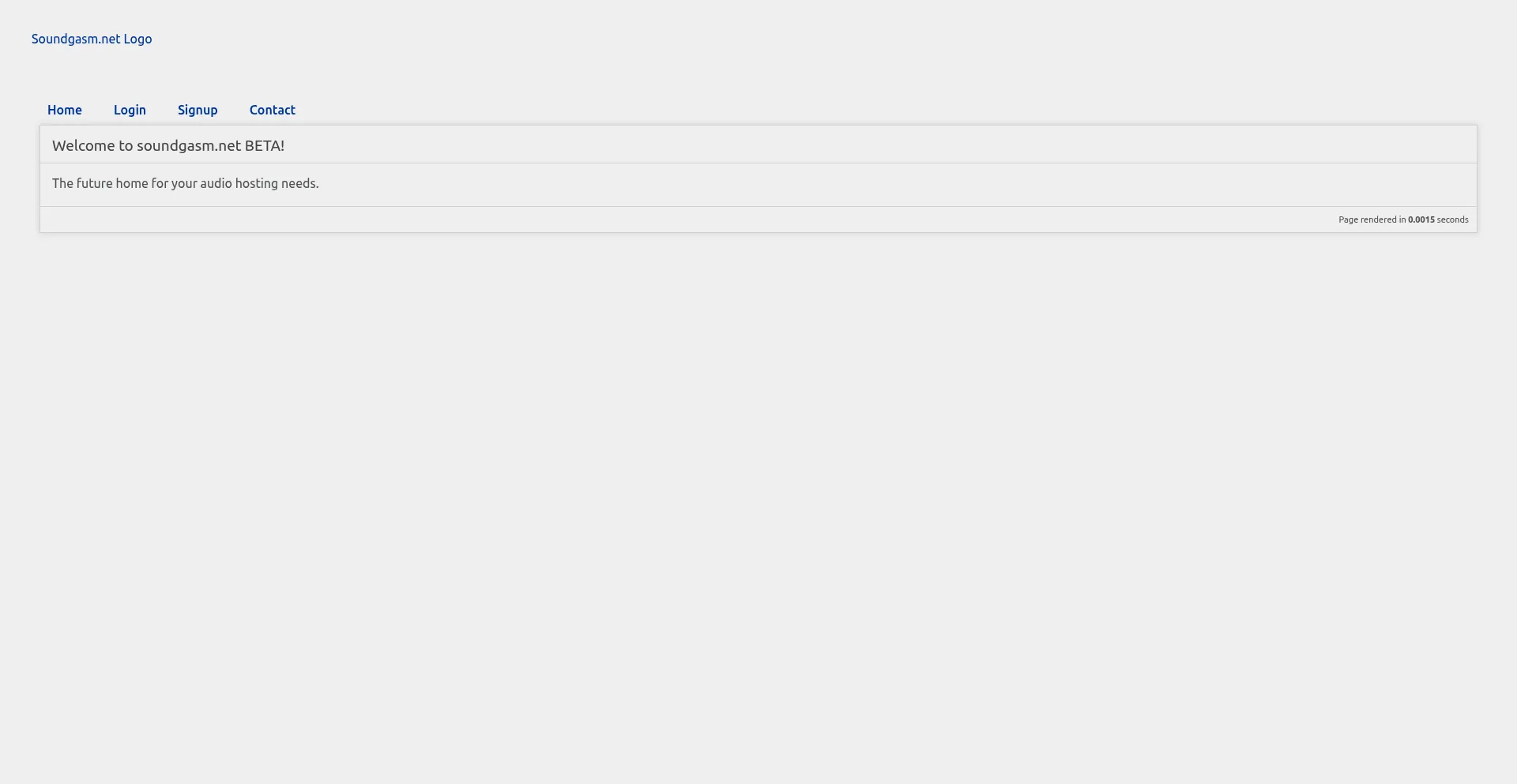 Website screenshot of Soundgasm.net