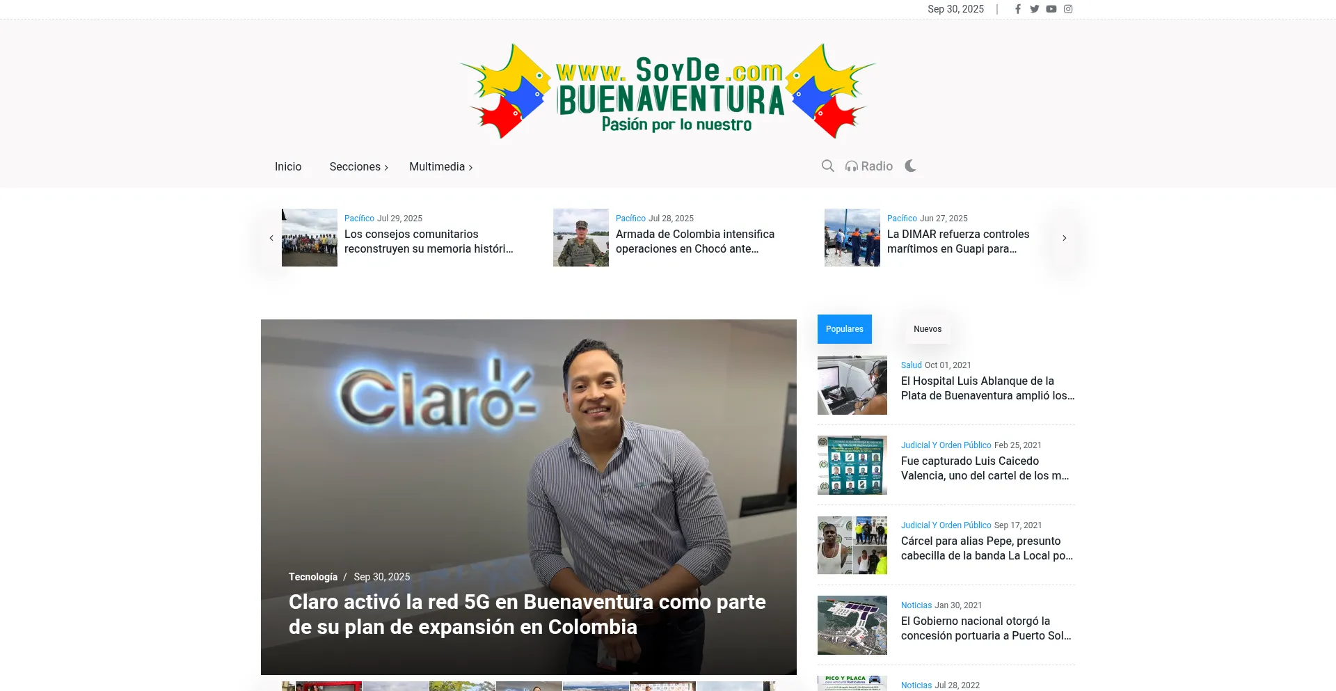 Soydebuenaventura.com Screenshot