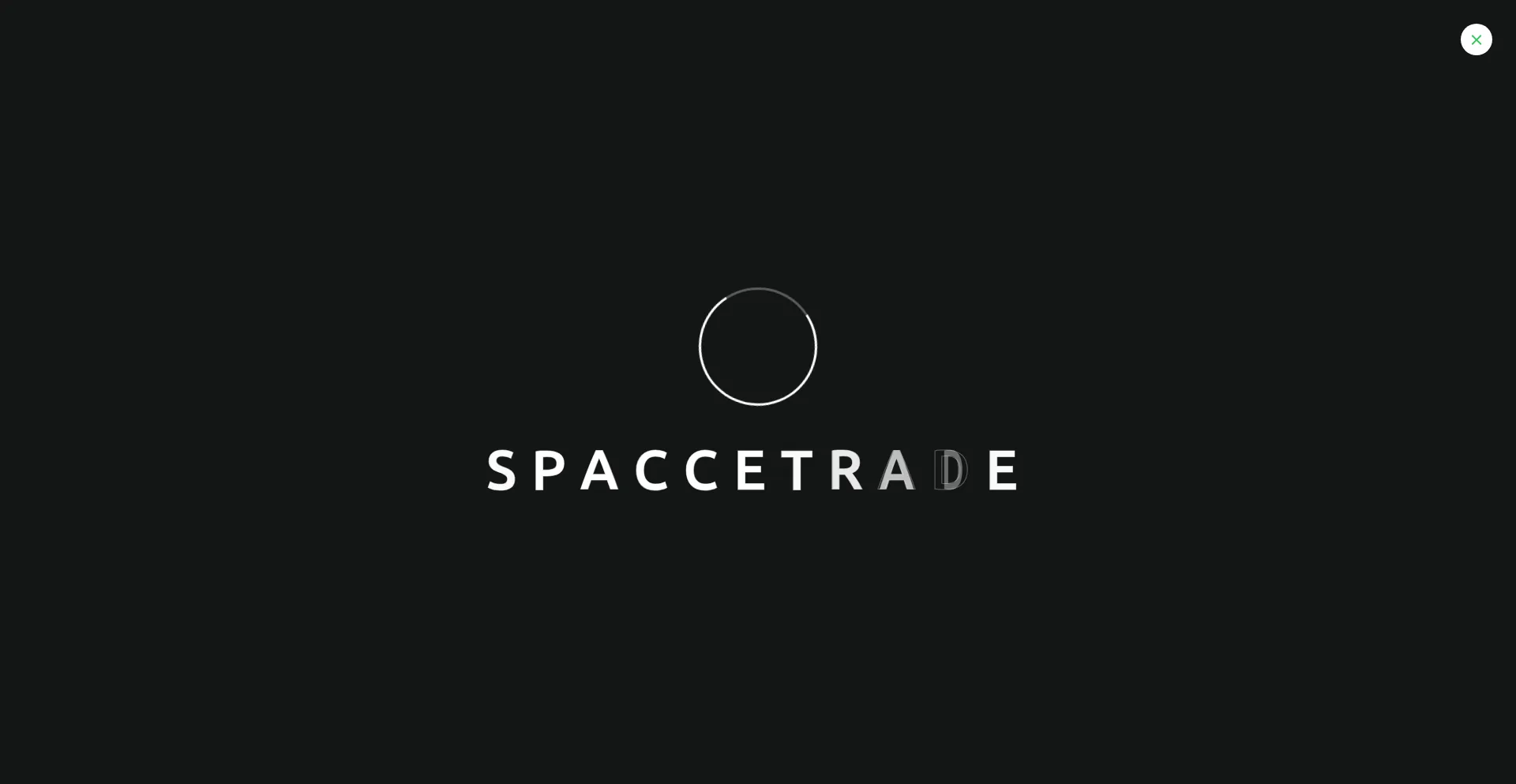 Website screenshot of Spaccetrade.com