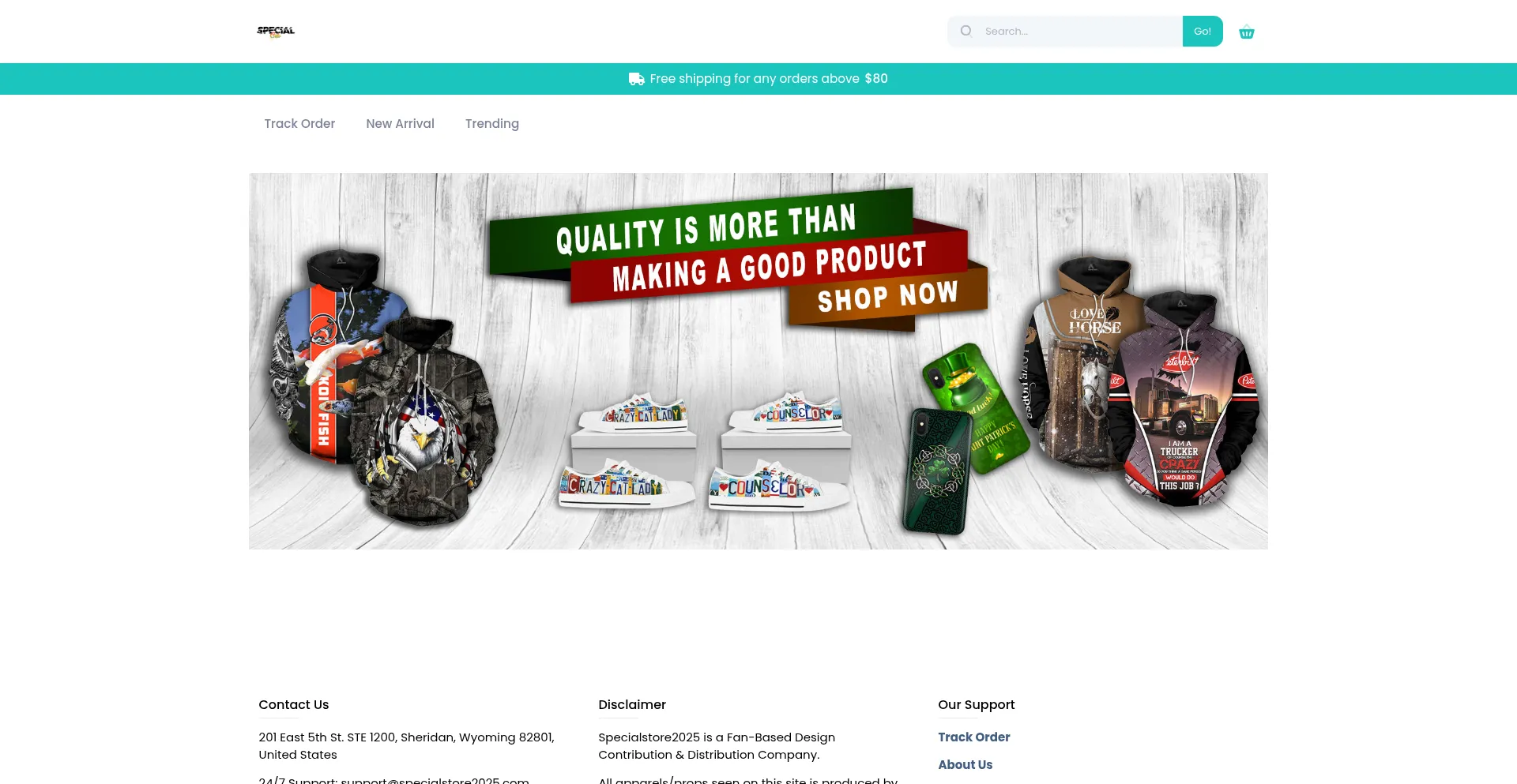 Specialstore2025.com Screenshot