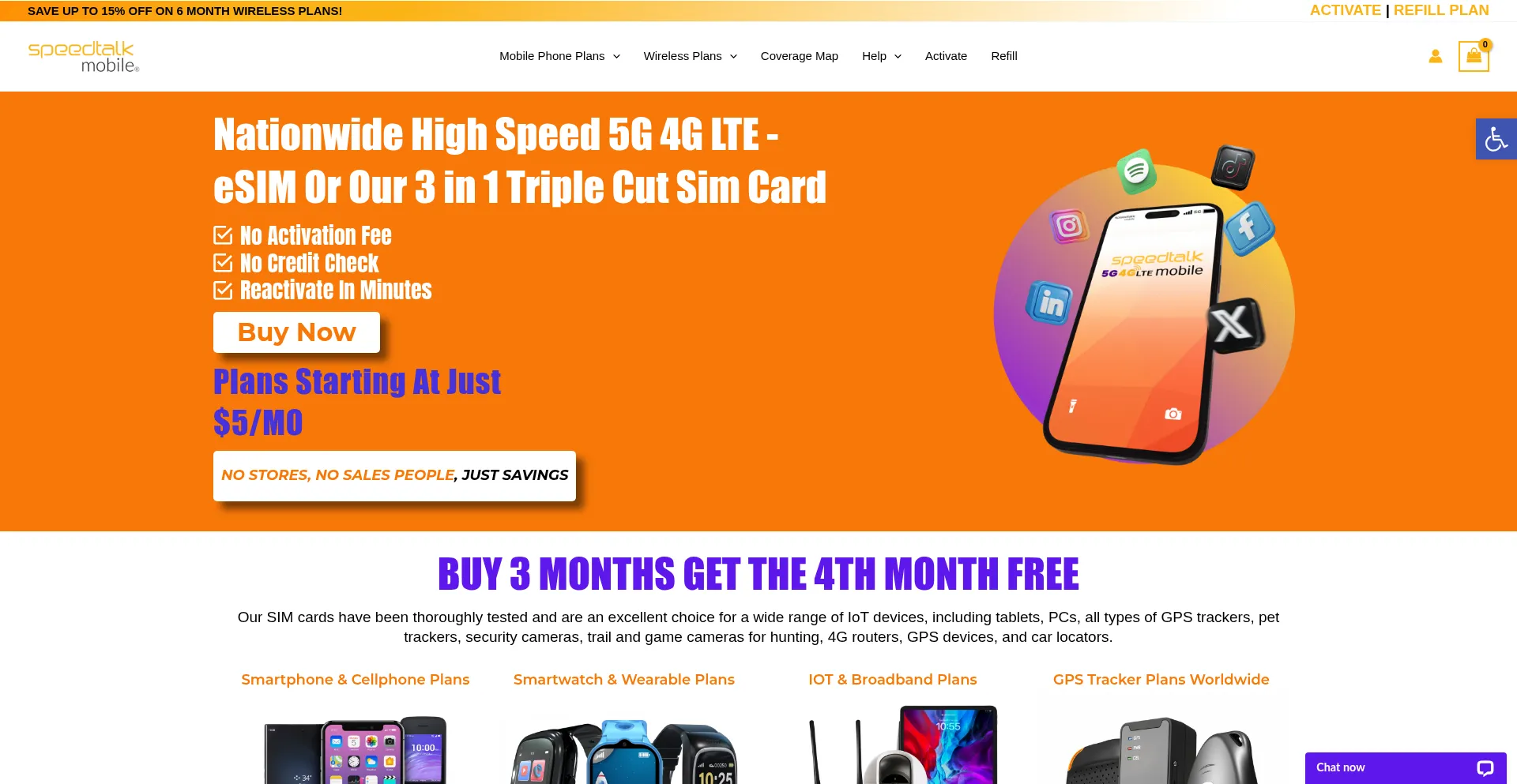 Speedtalkmobile.com Screenshot
