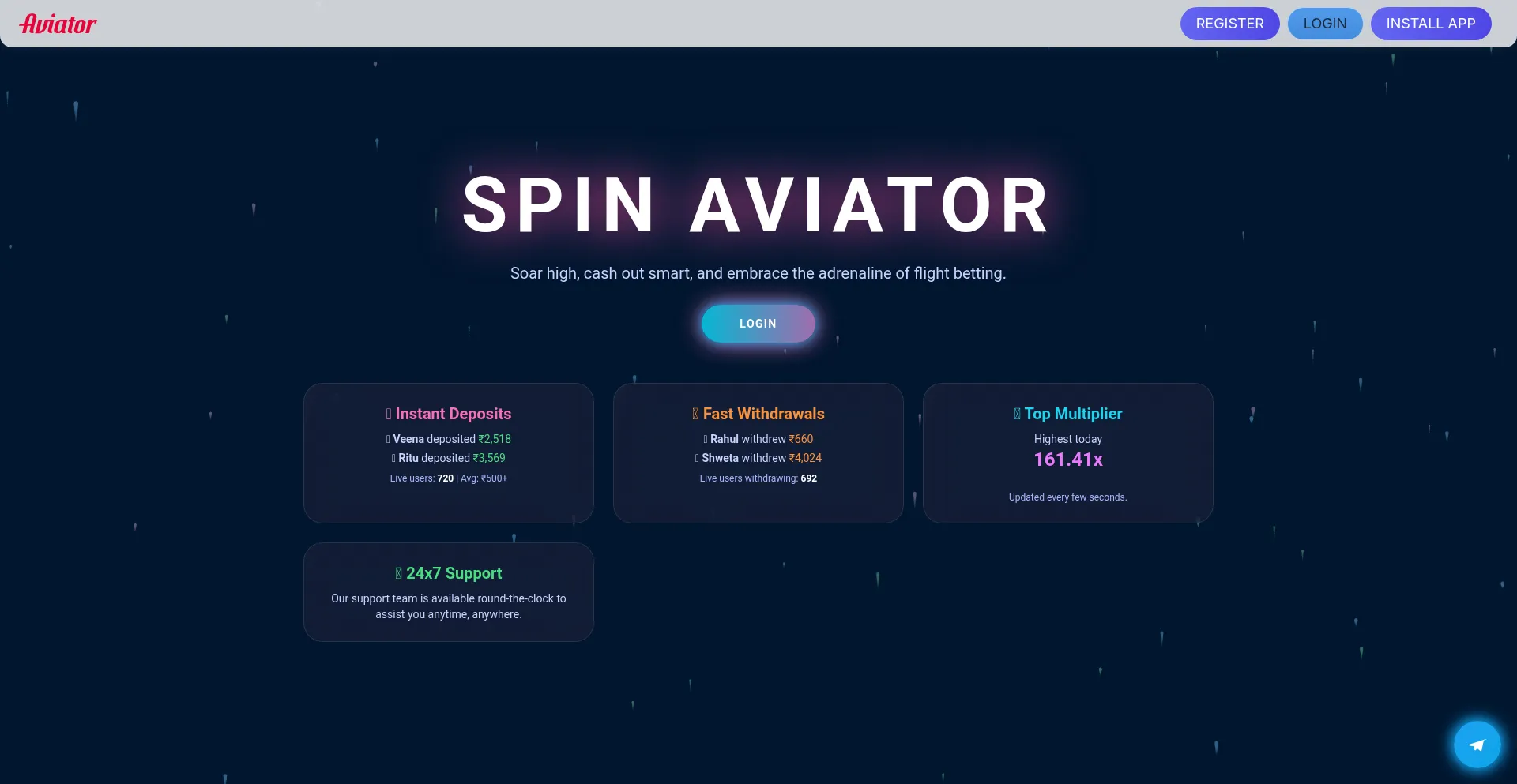 Spinaviator.live