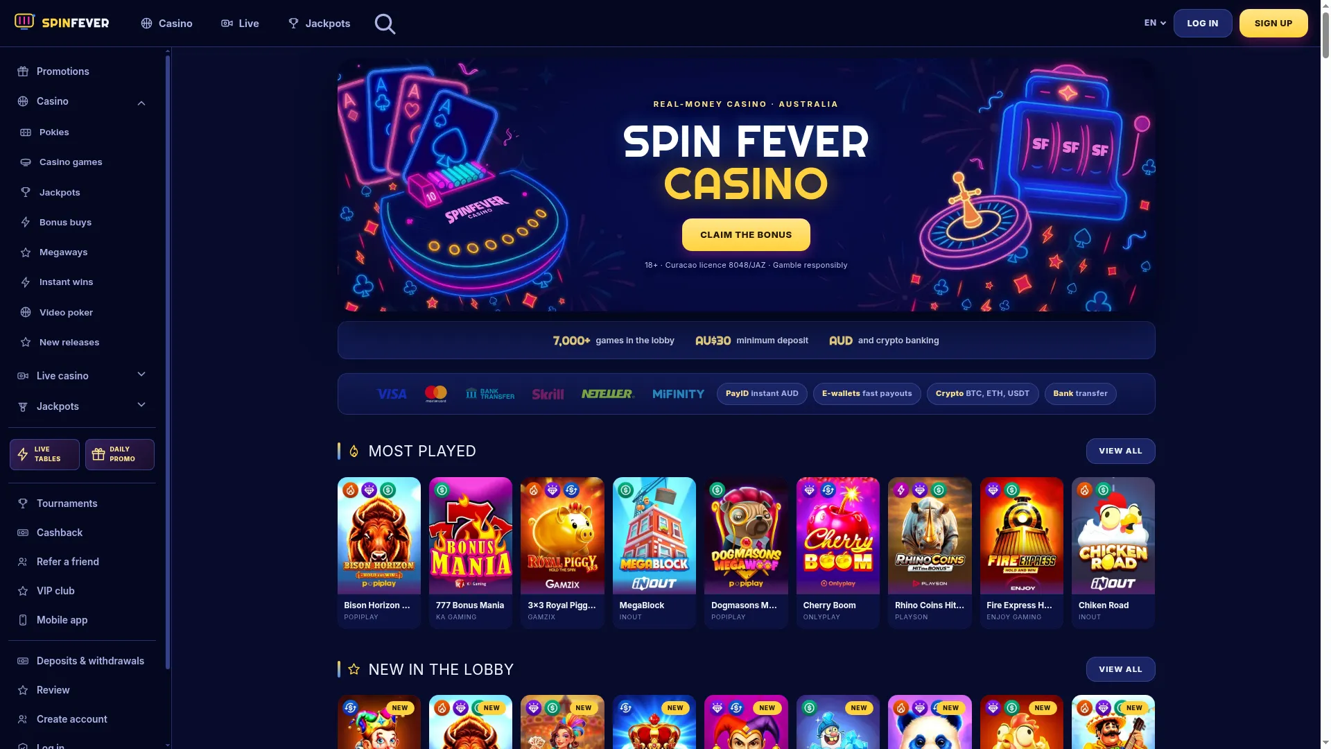 Spinfever-au.com