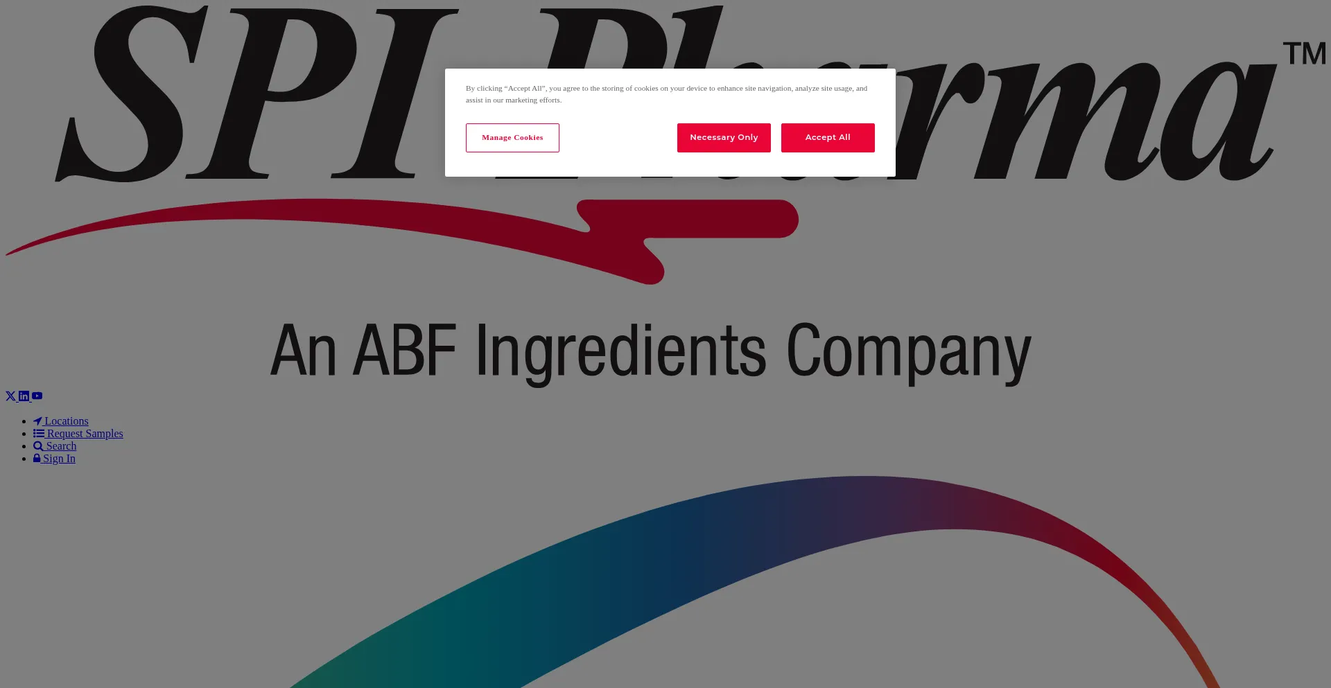 Website screenshot of Spipharma.com