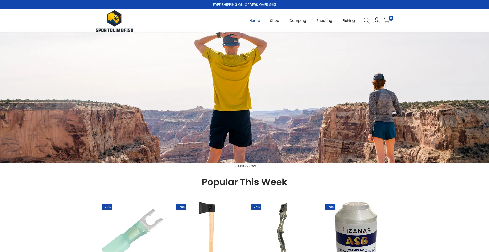 Sportclimbfish.com Screenshot