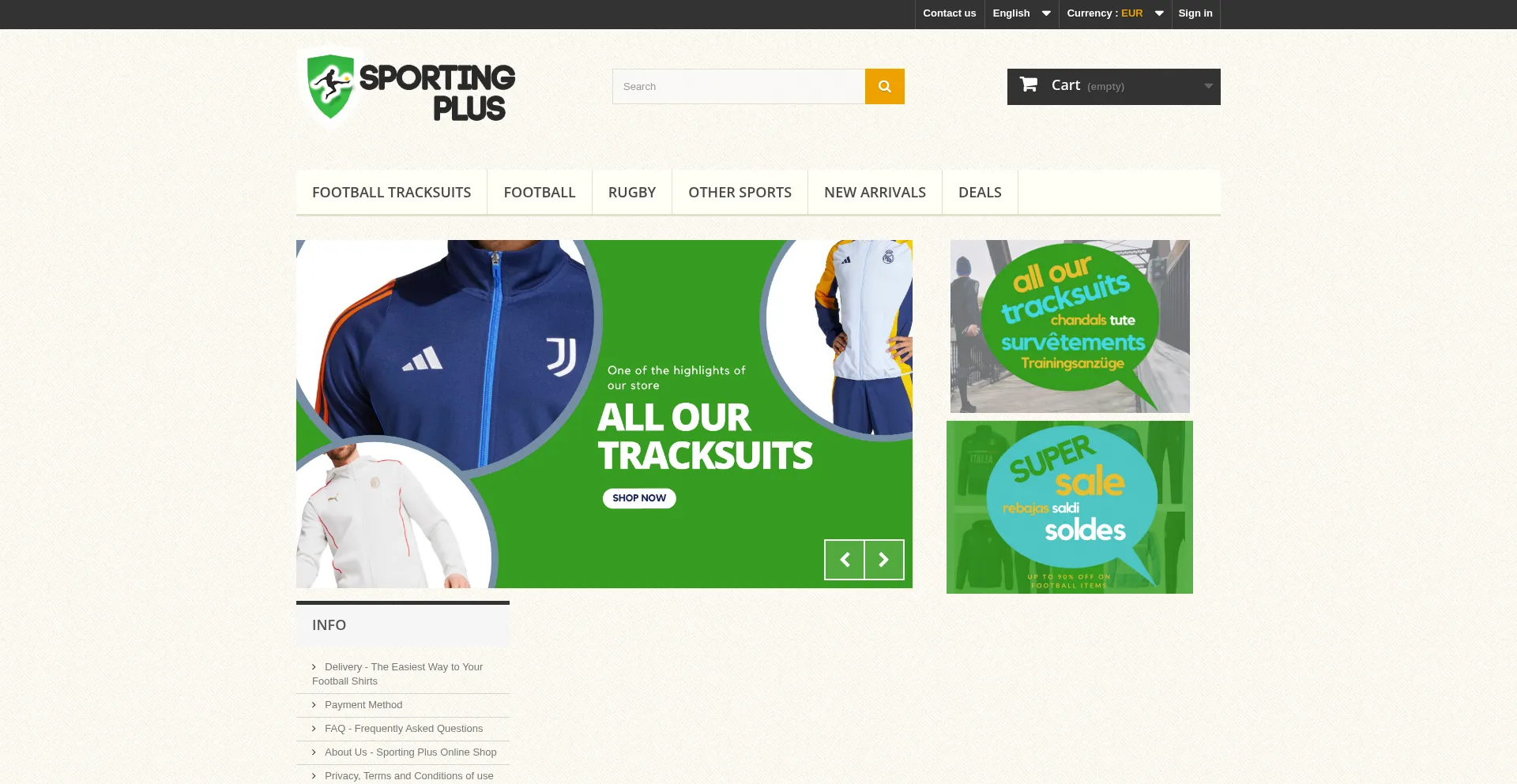 Sportingplus.net Screenshot