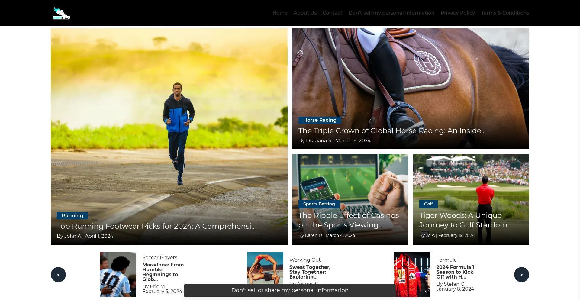 Sportzspace.com Screenshot