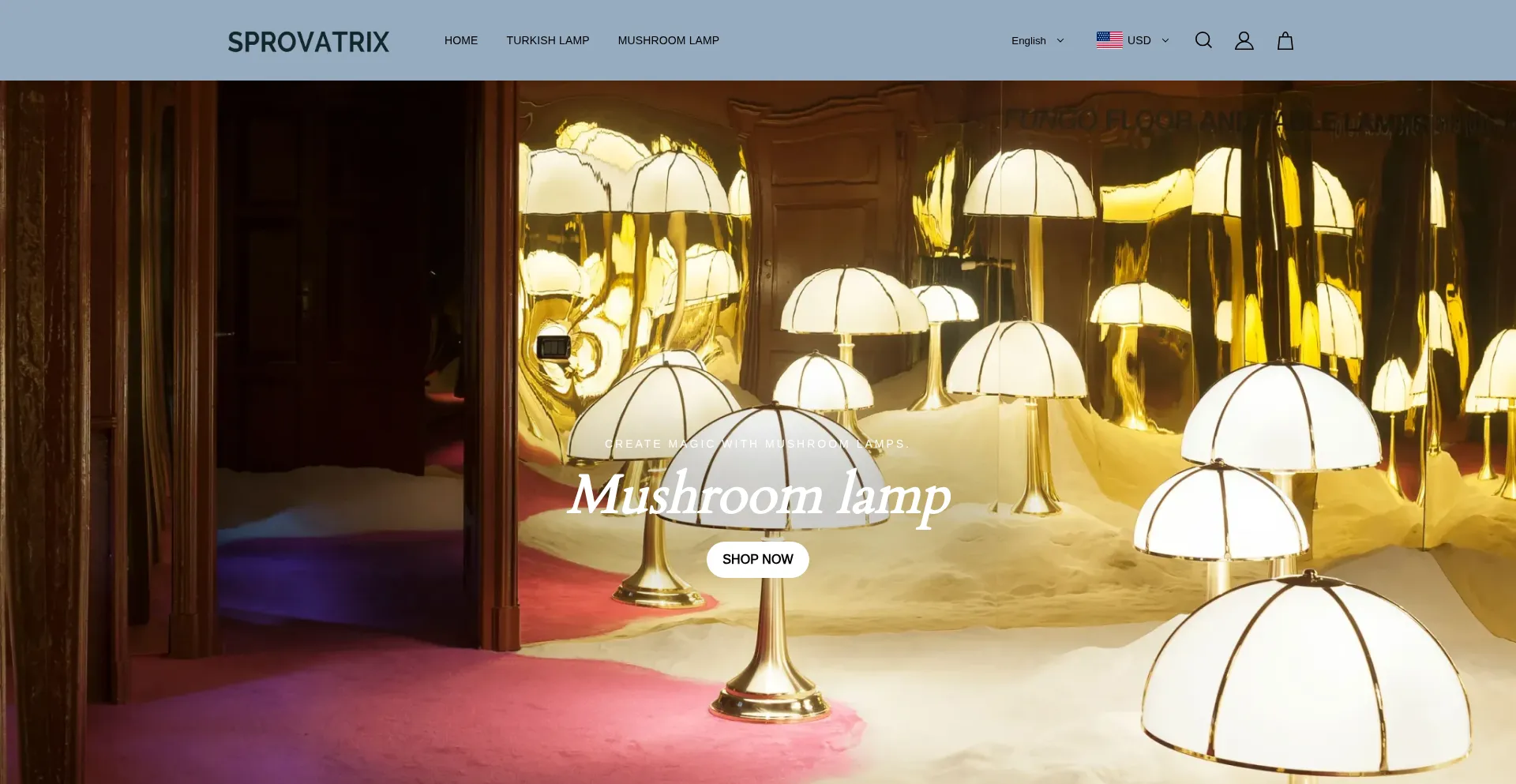 Website screenshot of Sprovatrix.com
