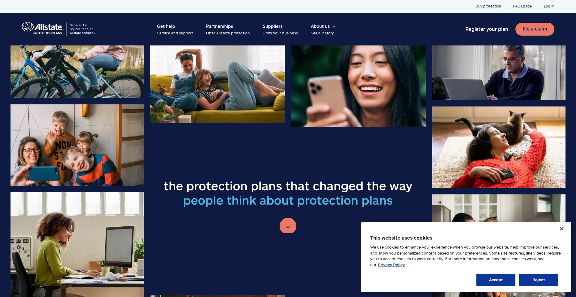 Squaretrade.com Screenshot