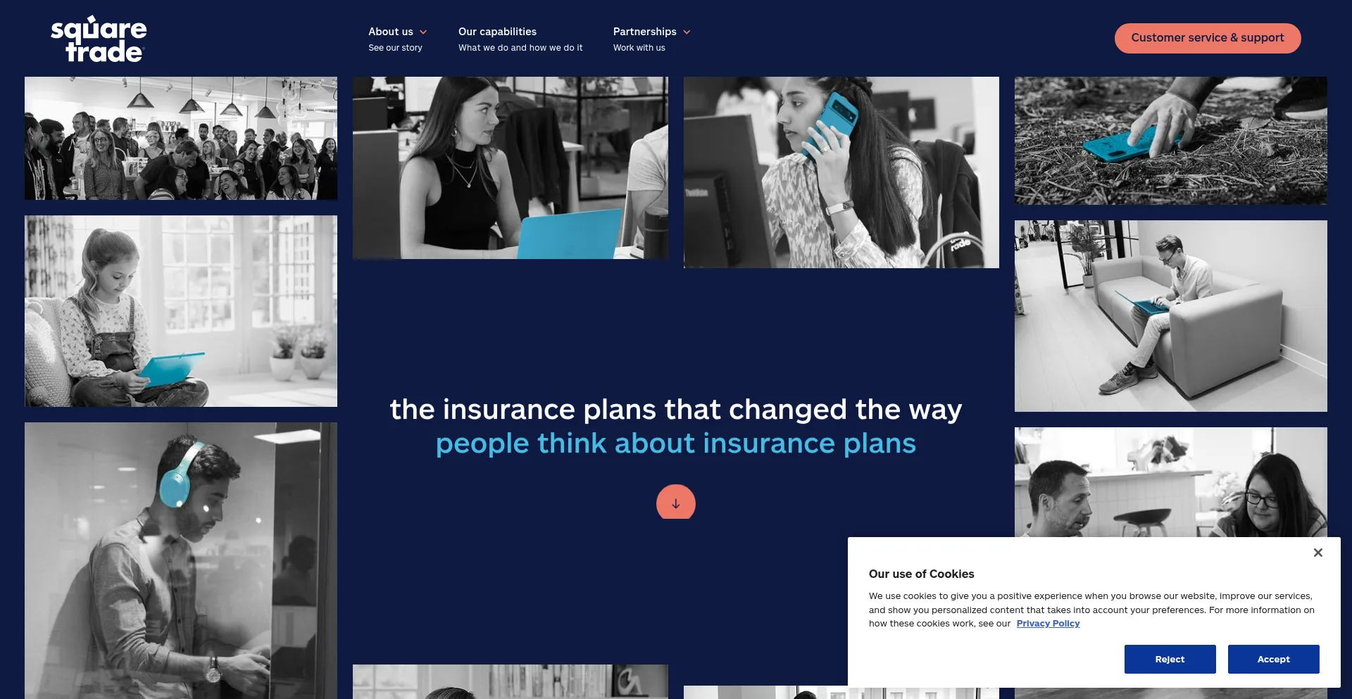 Squaretrade.eu Screenshot