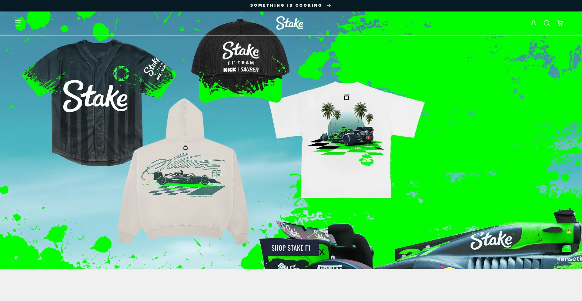 Website screenshot of Stake.world