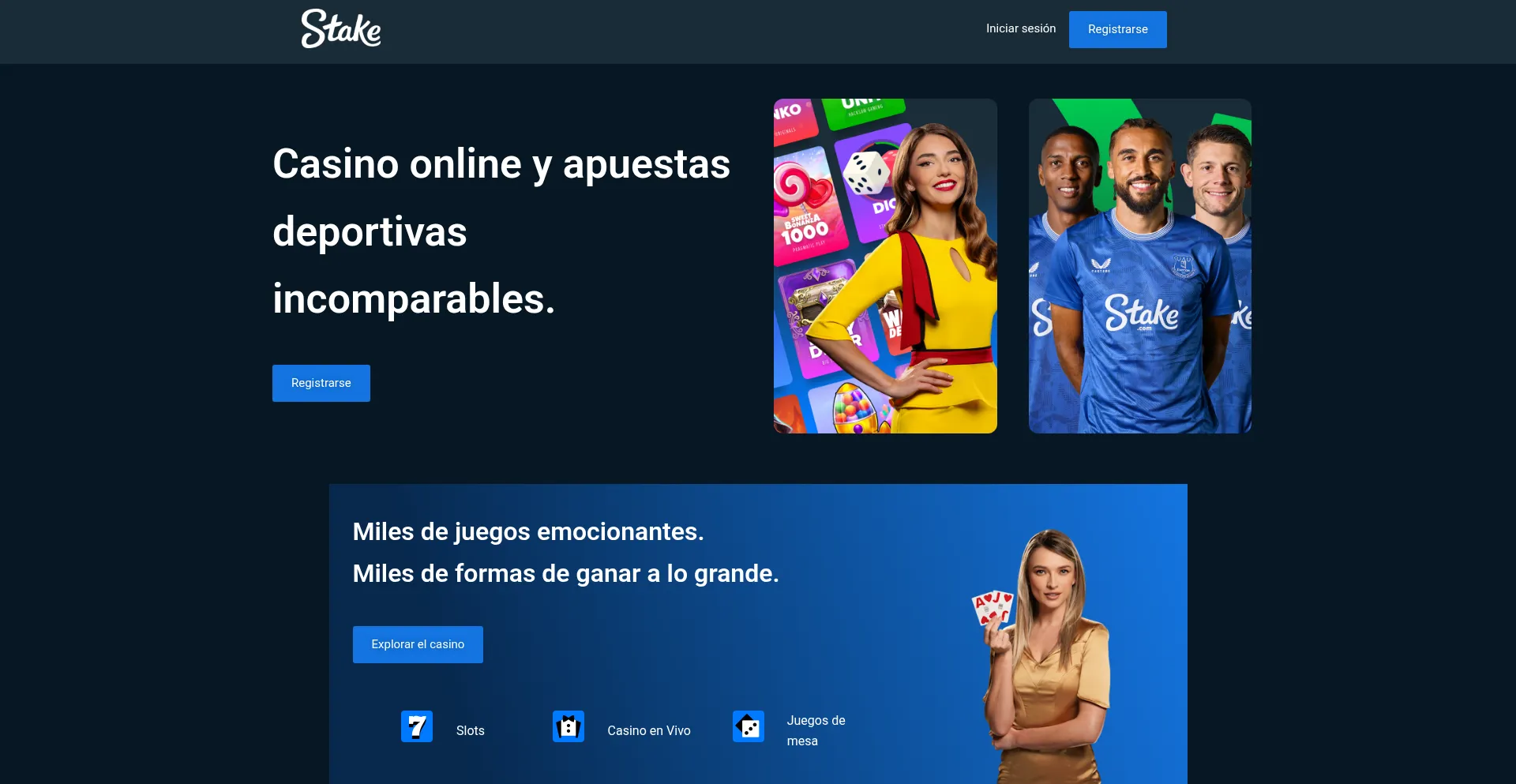 Website screenshot of Stakeargentina.lat