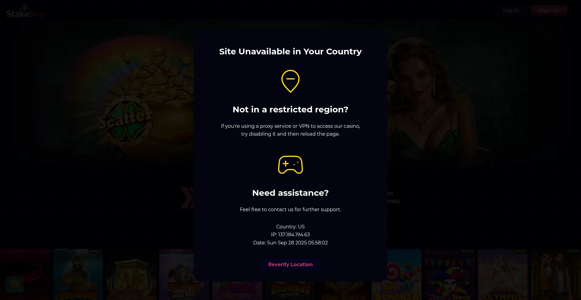 Stakebro.com Screenshot