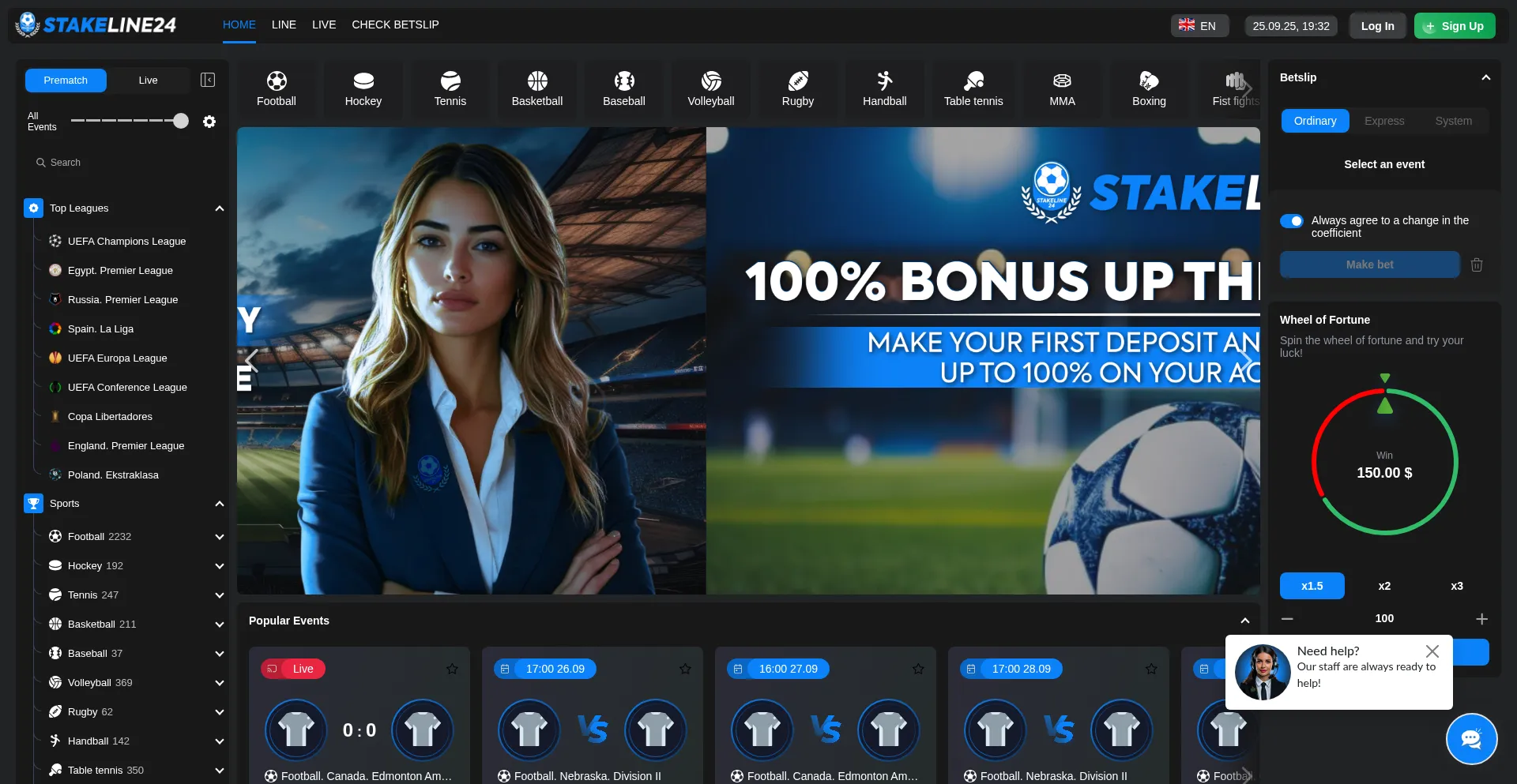 Stakeline24.com Screenshot