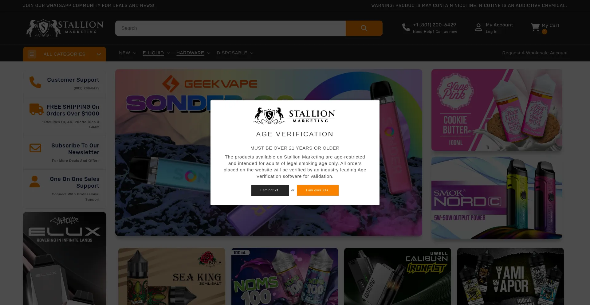 Stallionmkt.com Screenshot