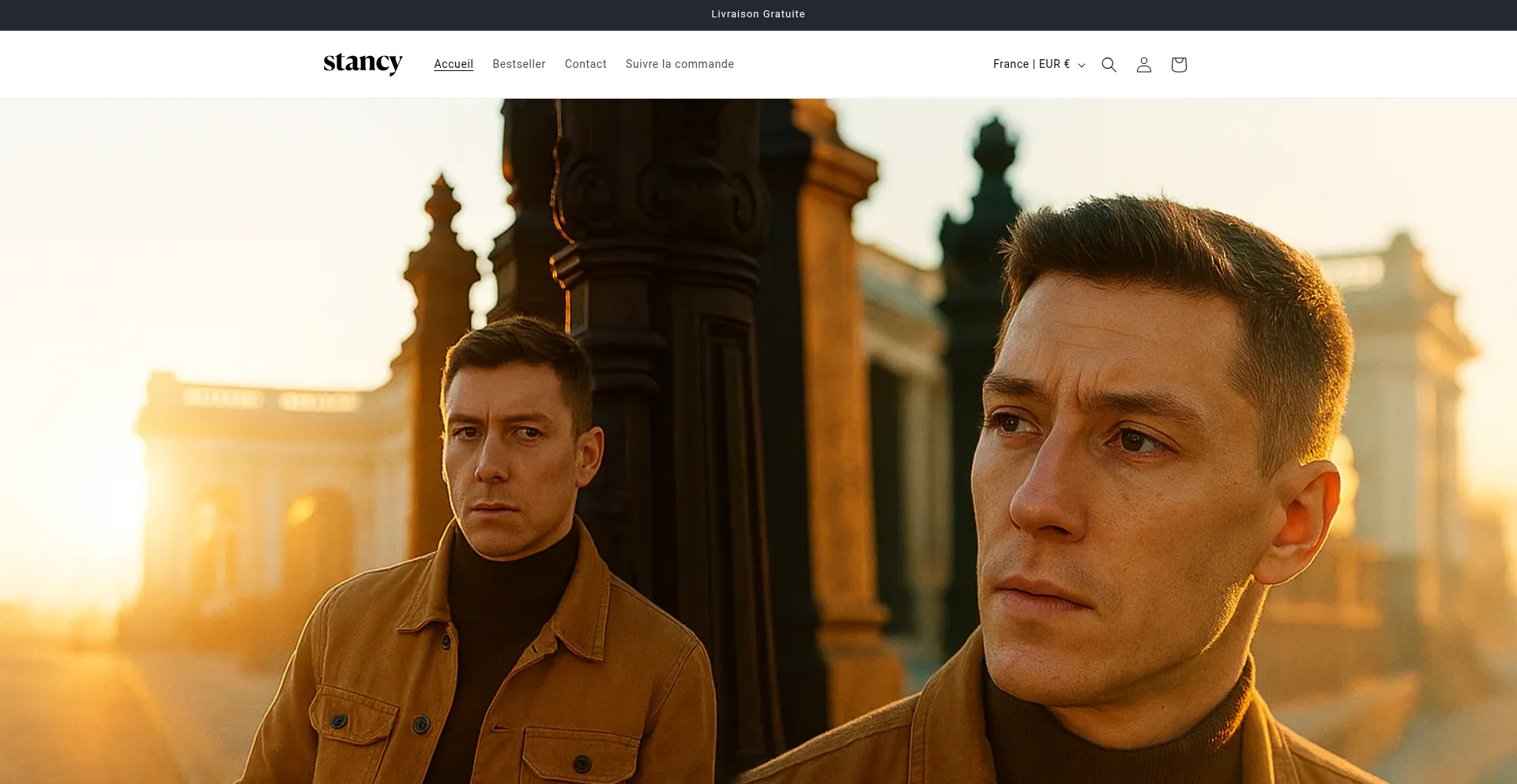 Website screenshot of Stancyofficiel.shop