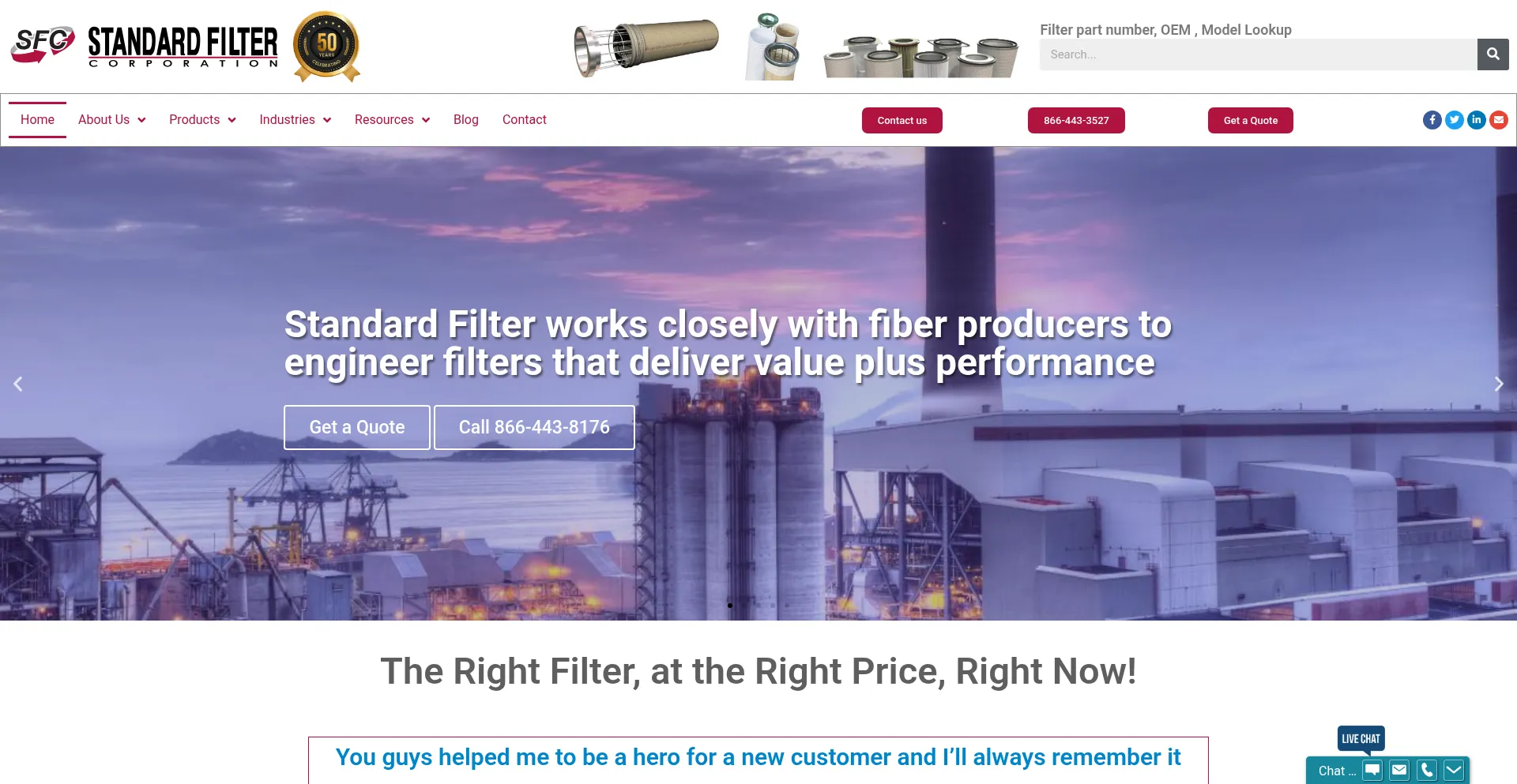 Standard-filtercorp.com