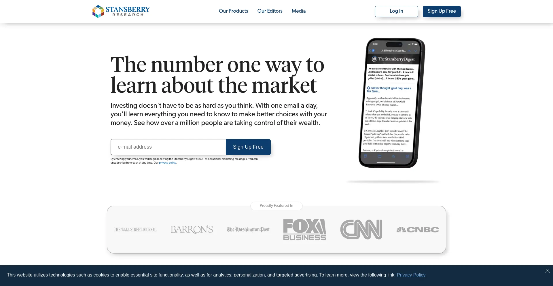 Stansberryresearch.com Screenshot