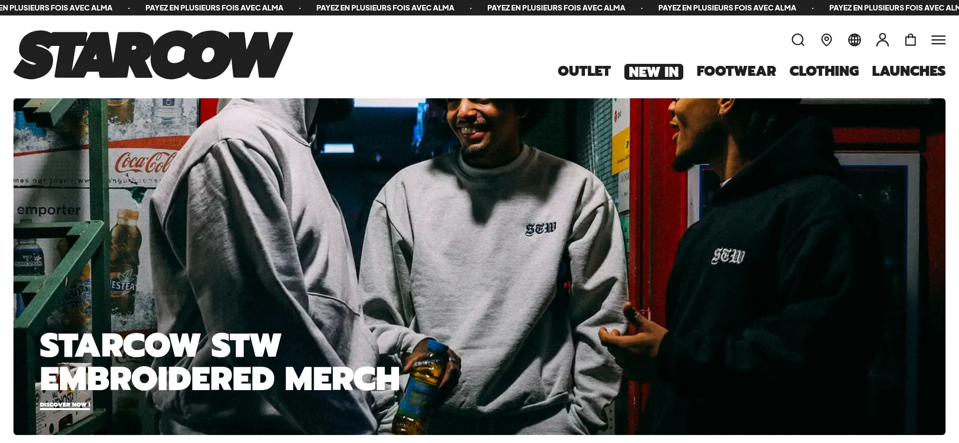 Website screenshot of Starcowparis.com