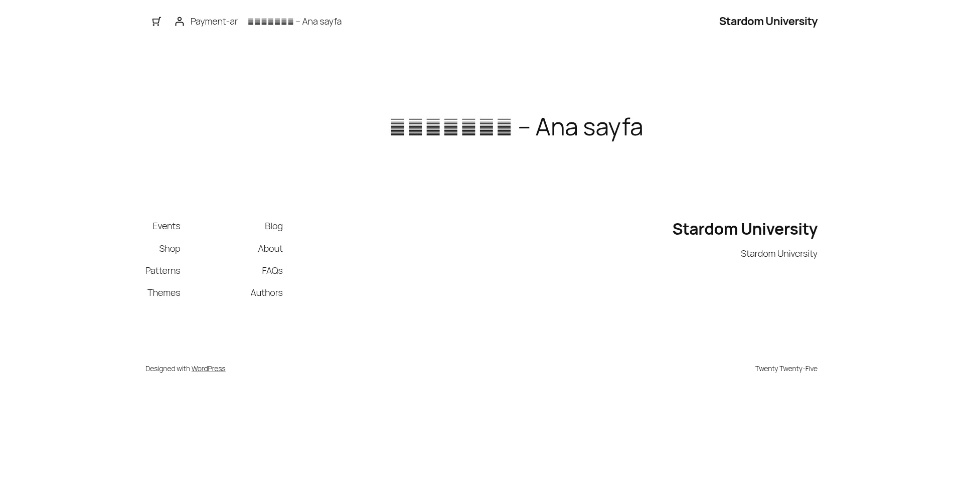 Website screenshot of Stardomuniversity.org