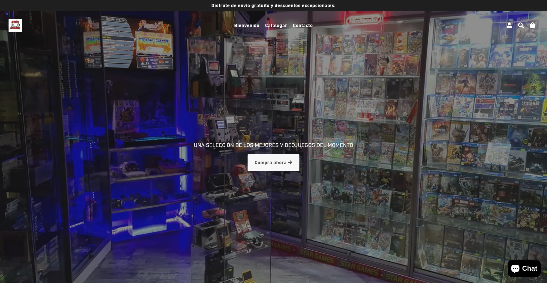 Website screenshot of Stargamessl.com