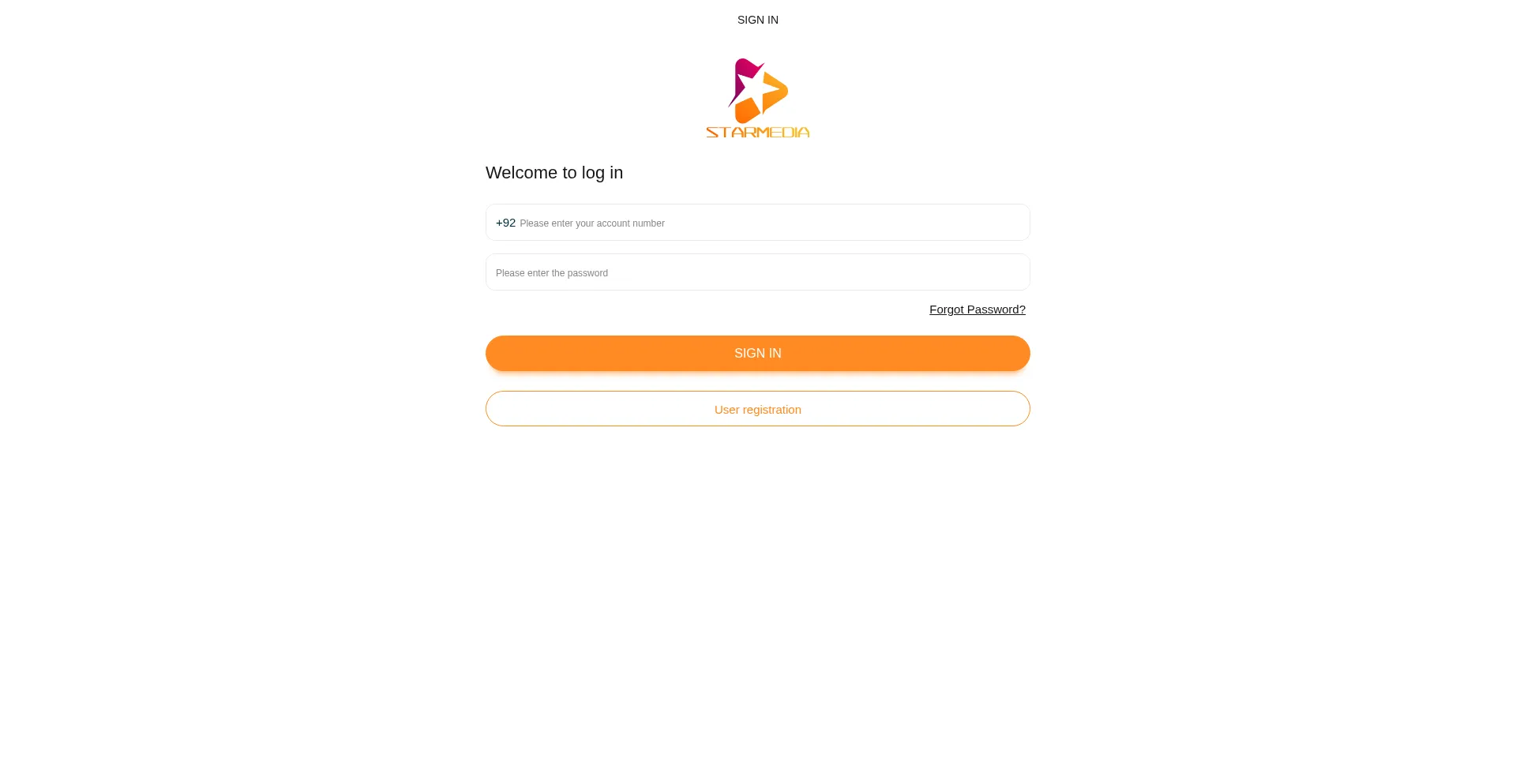 Website screenshot of Starmediacoltd.com