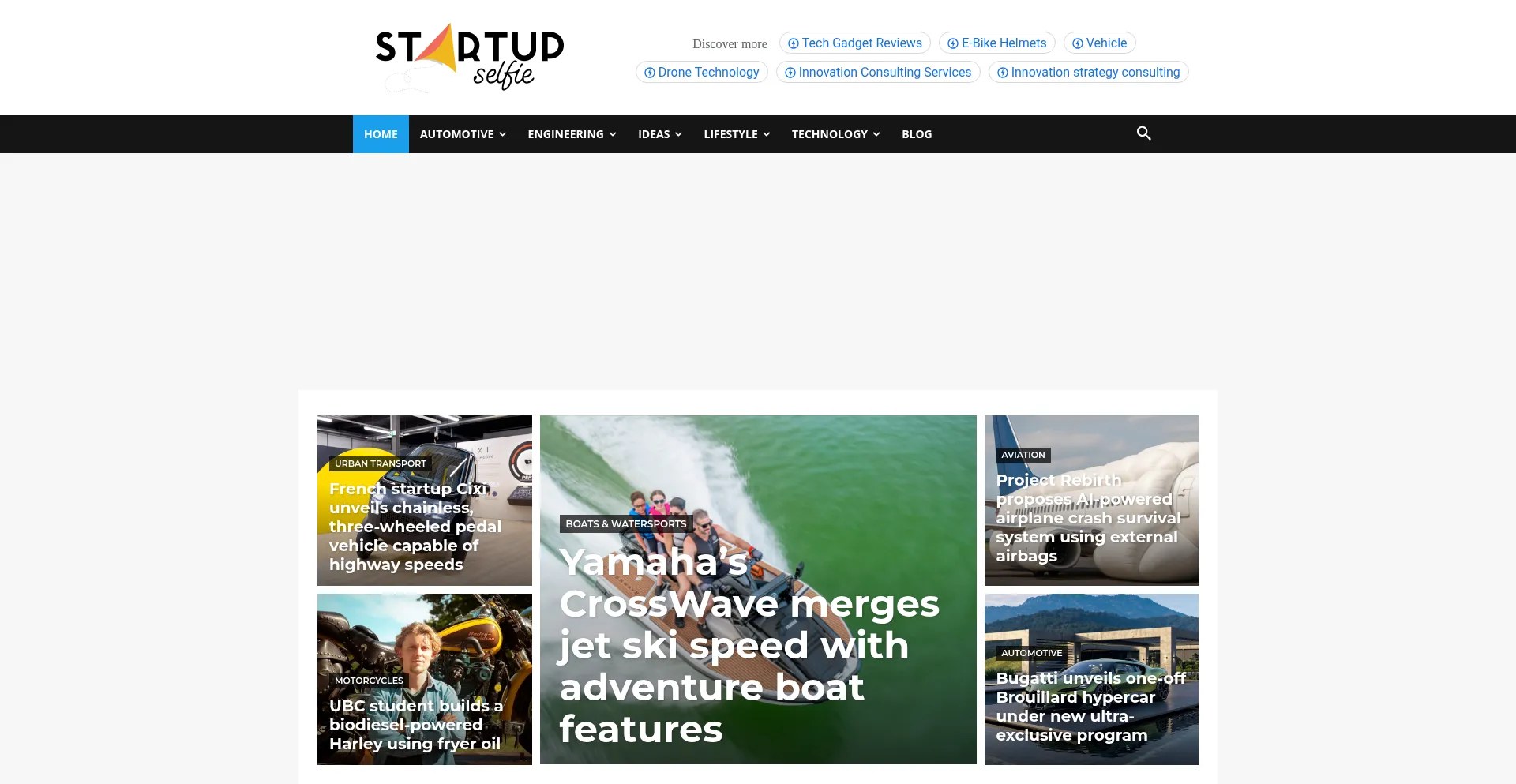 Startupselfie.net Screenshot