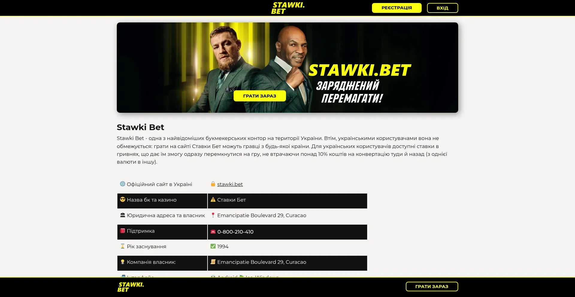 Stawki-bet.co.ua