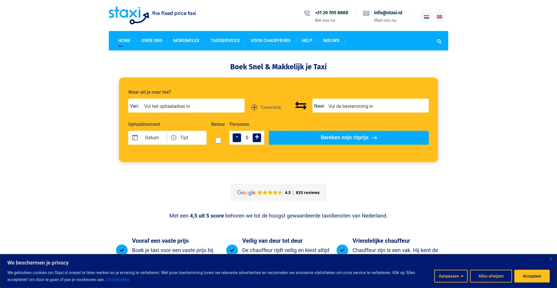 Is Staxi.nl Safe?