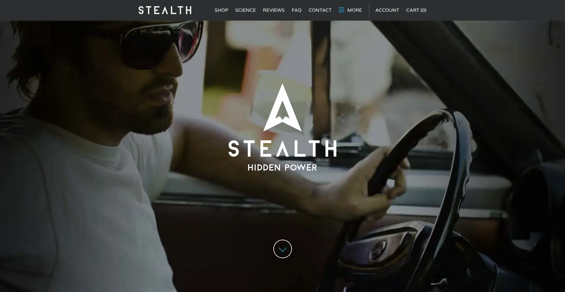 Website screenshot of Stealthformen.com