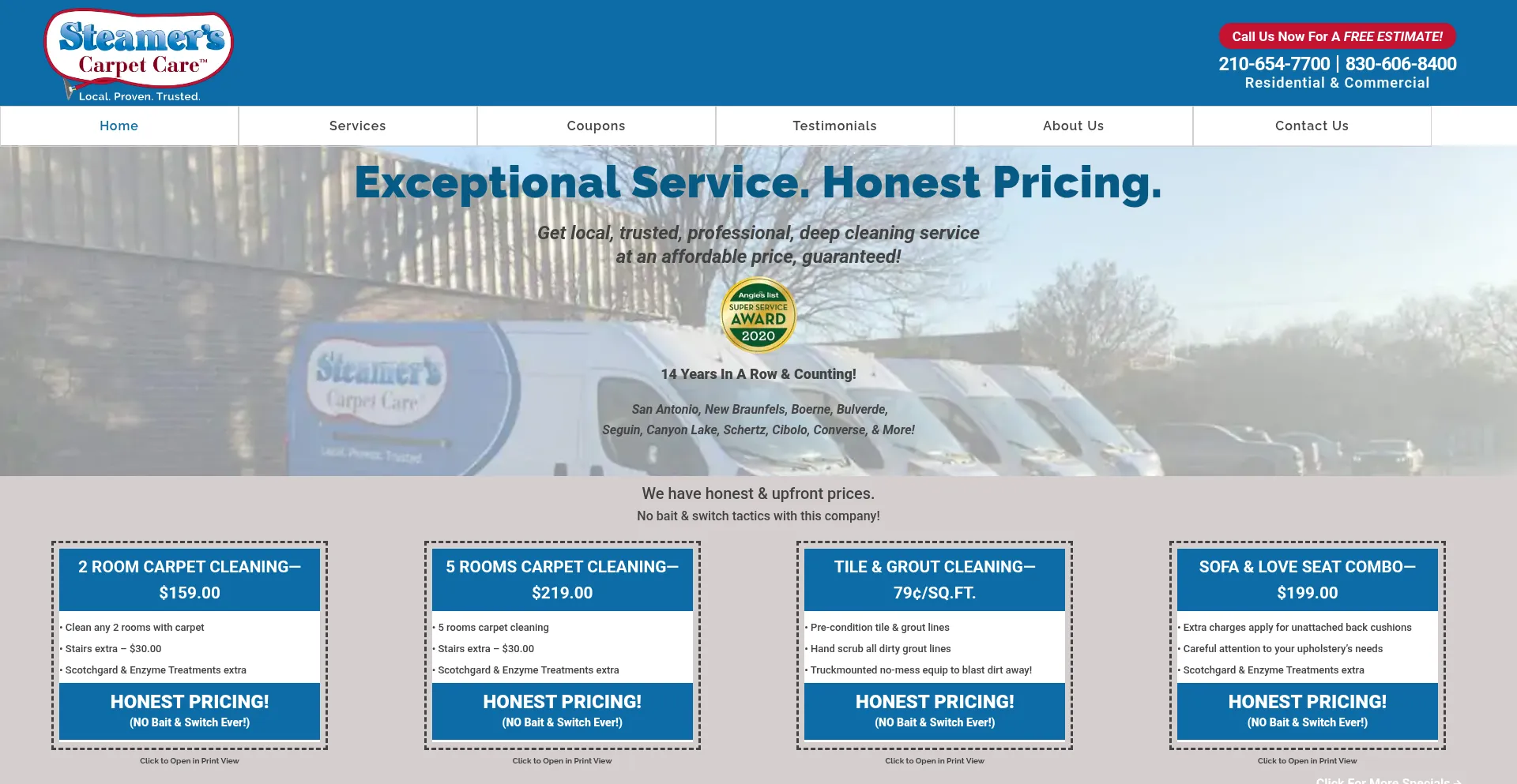Is Steamerscarpetcare.com Safe?