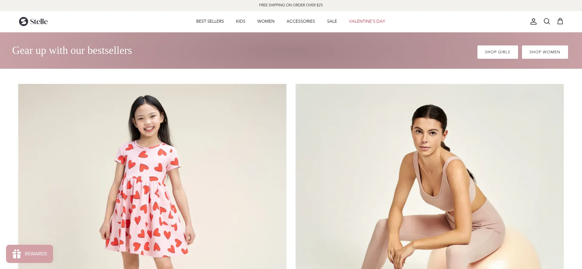 Website screenshot of Stelleworld.com