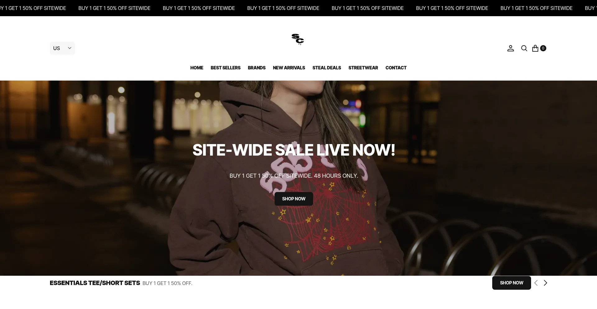 Website screenshot of Stepcorrectshop.ca