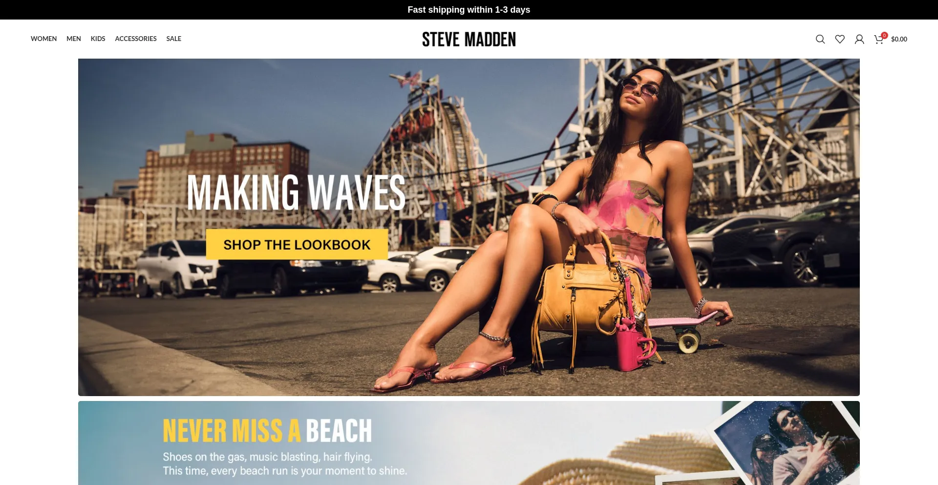 Stevemaddenfans.shop Screenshot
