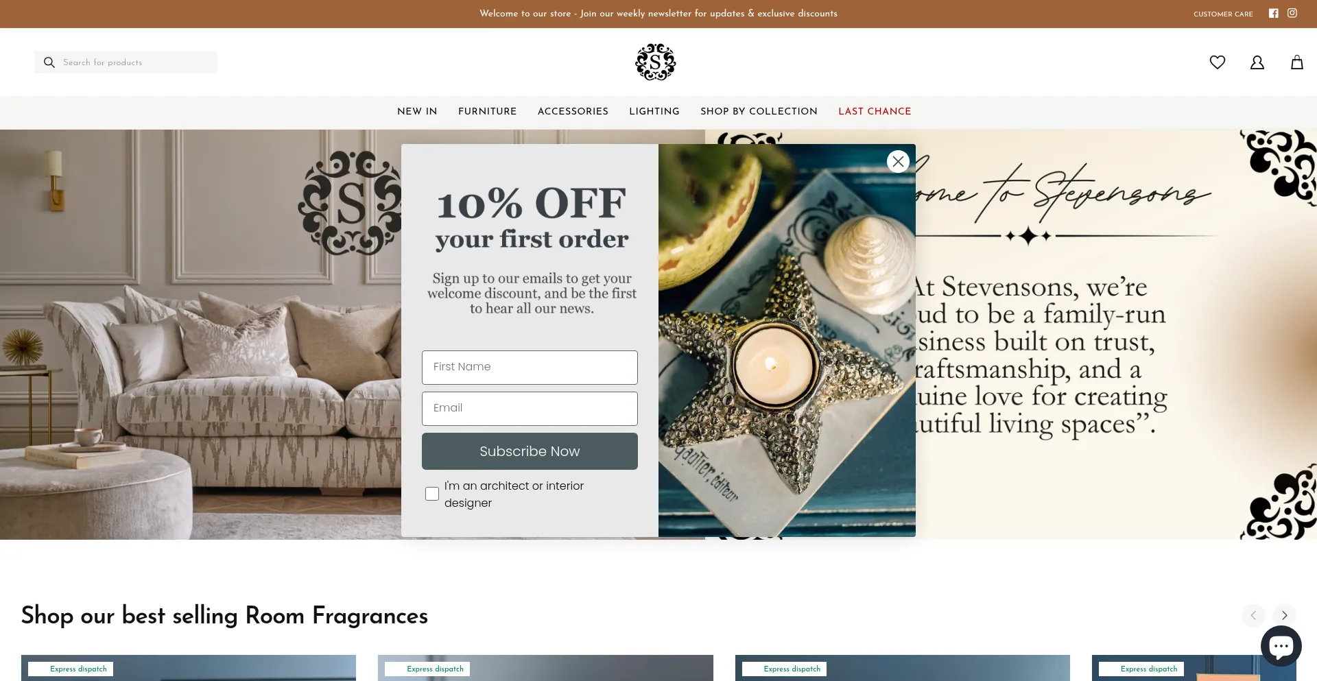 Stevensonsgroup.co.uk Screenshot