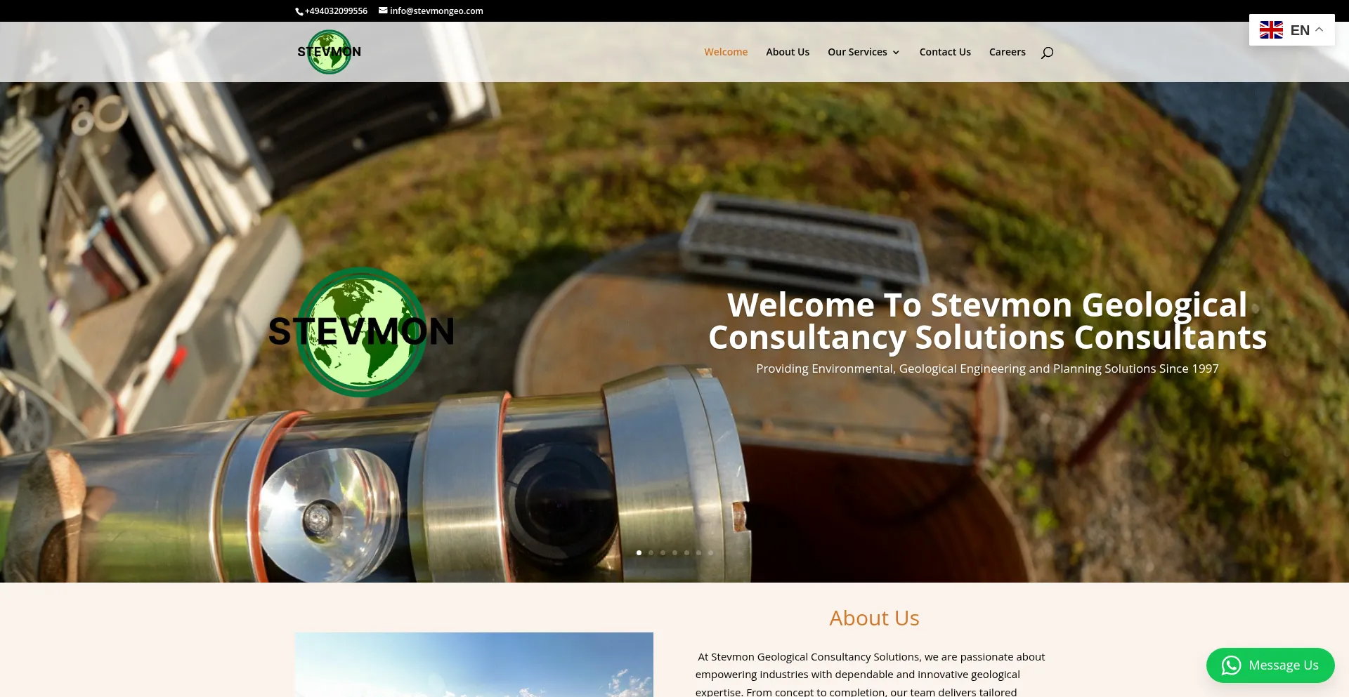 Stevmongeo.com Screenshot