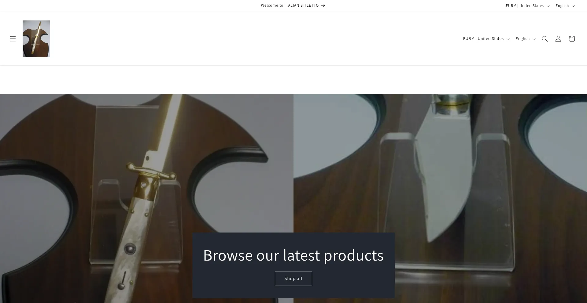 Website screenshot of Stilettoit.com
